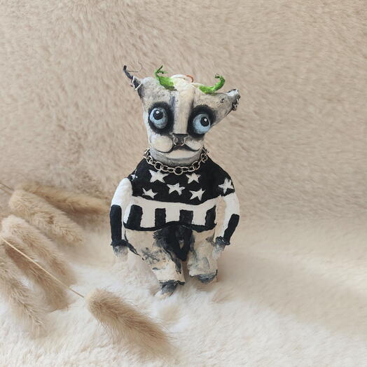 Ватная игрушка кот Кит Флинт