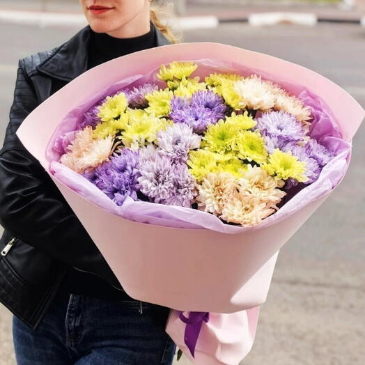 Букет из кустовой хризантемы 💕🌼🥰