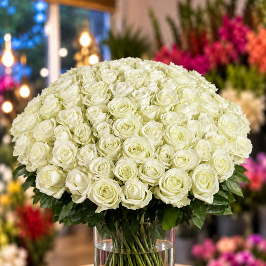 Белые розы 🌹