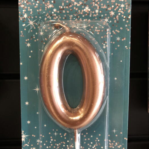Свечи цифры «0»