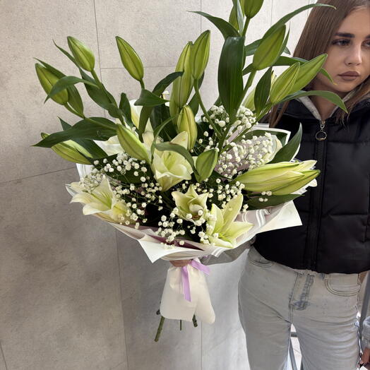Букет из лилии из 3 шт
