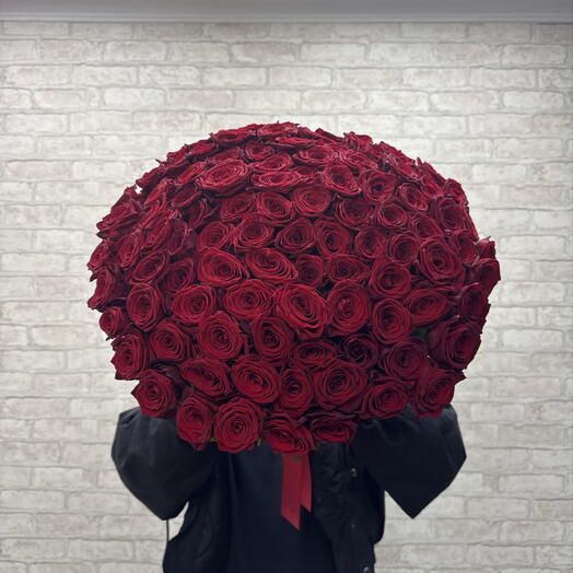Красные розы 101шт 🌹🌹🌹🌹🌹