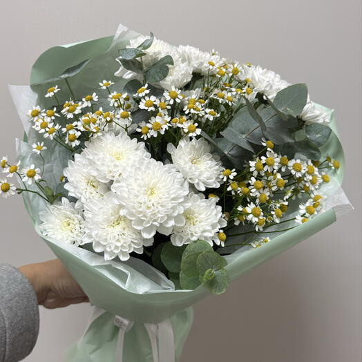 Букет Алтай с ромашкой