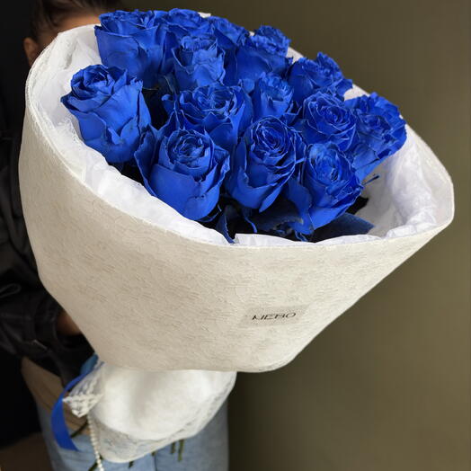 Синие розы в кружеве 💙
