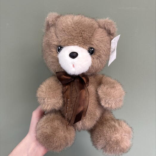Мягкая игрушка коричневый медведь
