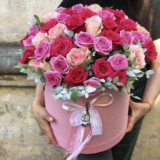 Large box of roses