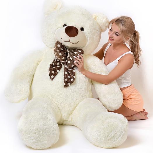 Big teddy bear white 180cm