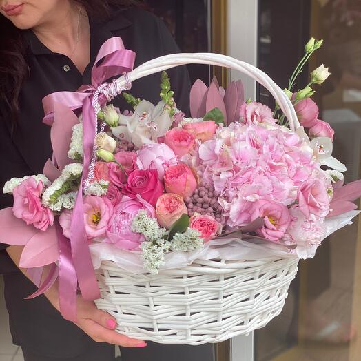 Cesta de flores