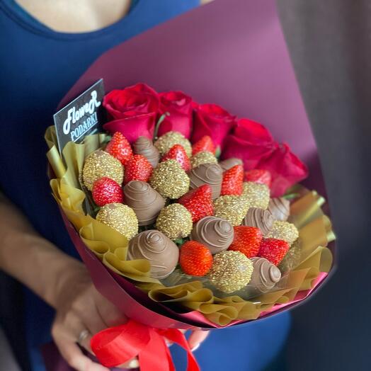 Strawberry bouquet "Amazing"