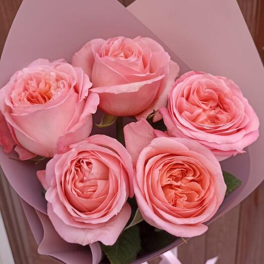 Ramo De 5 rosas de peonía Pink Express