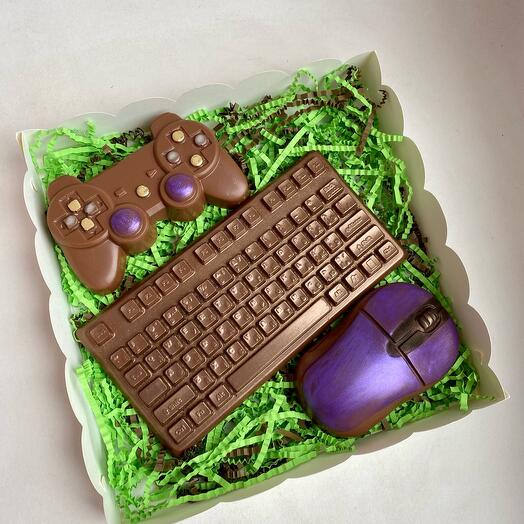 Gamer's set of milk Belgian Chocolate