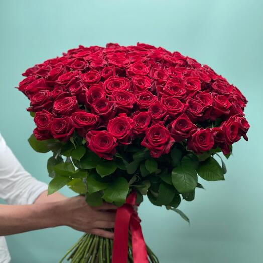 Red rose 70cm 101 pieces