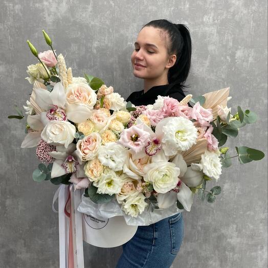 Букет в коробке гигант