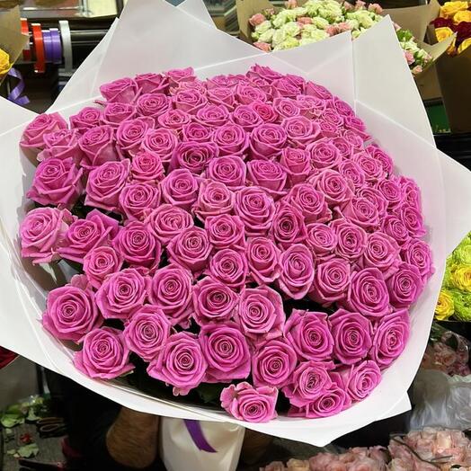 101 pink roses
