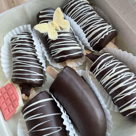 Бананы в шоколаде, 6 шт