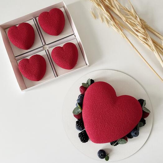Set of "hearts"