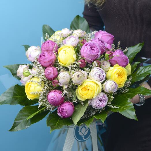 Ramo de rosas de peonía METIS