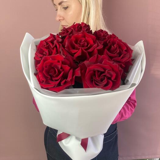 Букет из 7 французских роз