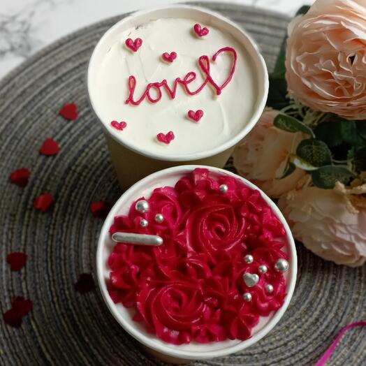 Торт в стакане "Love"