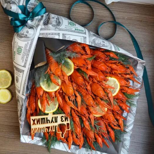 Medium bouquet of crayfish