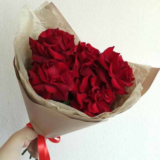 Ramo de 5 rosas francesas