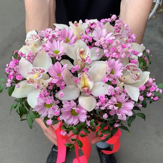 Цветы в коробке «Сакура»