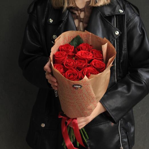 Bouquet "Red Naomi 11"