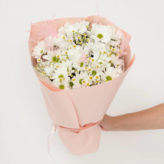 Букет «Ромашковое настроение - 2», размер S