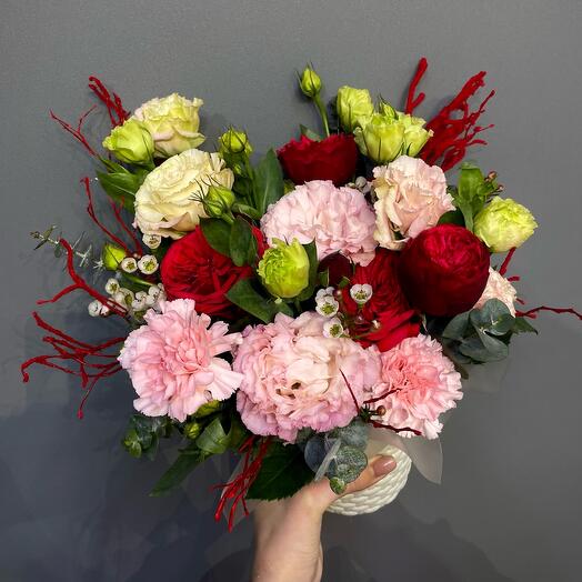 Цветы в коробке