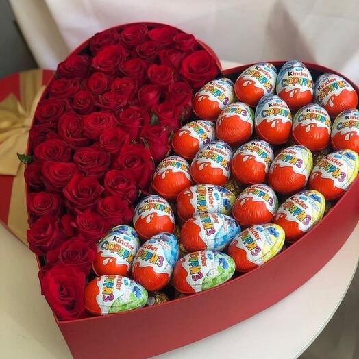 Красное сердце
