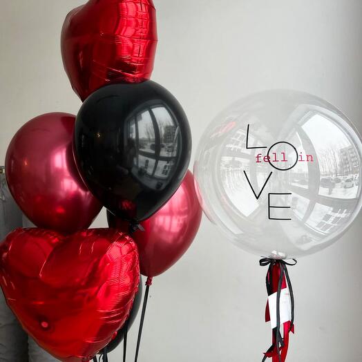 Воздушные шары Love