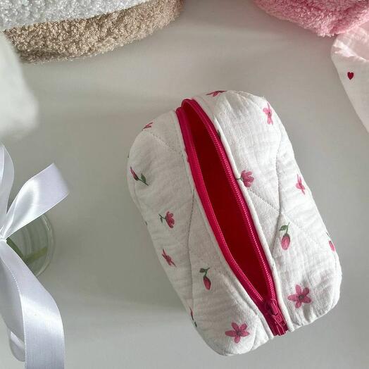 Мягкая косметичка ручной работы  🌸