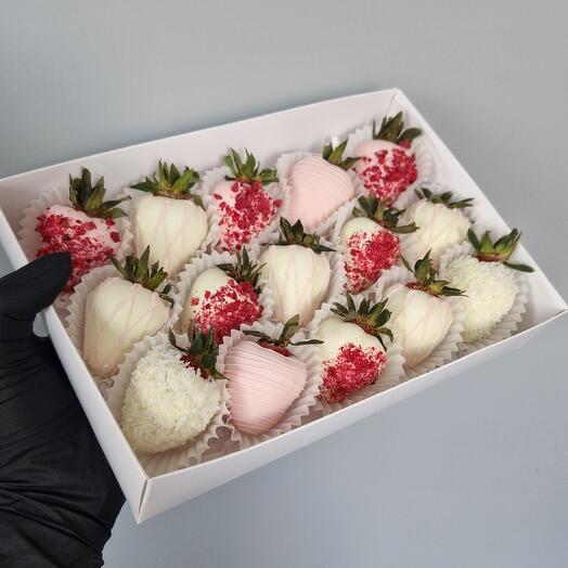 Клубника в шоколаде 🍫(12-18 ягод) Райское наслаждение маме/ мамуле/ любимой/ девушке/ жене/ сестре/ коллеге/ подруге