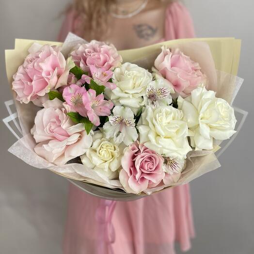 Delicate French roses