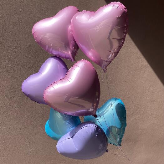 7 шаров в конфетный оттенках 🍬💜