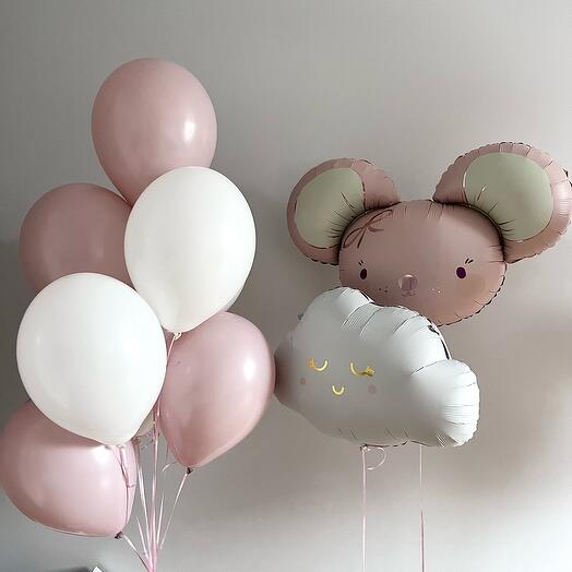 Шарики на выписку/день рождения