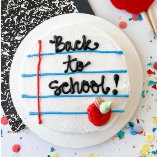 Бенто торт back to school