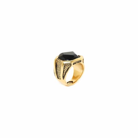 Кольцо Nature Bijoux, Berlin, с черным рогом, NB23.2-19-24962 черный, 17,5