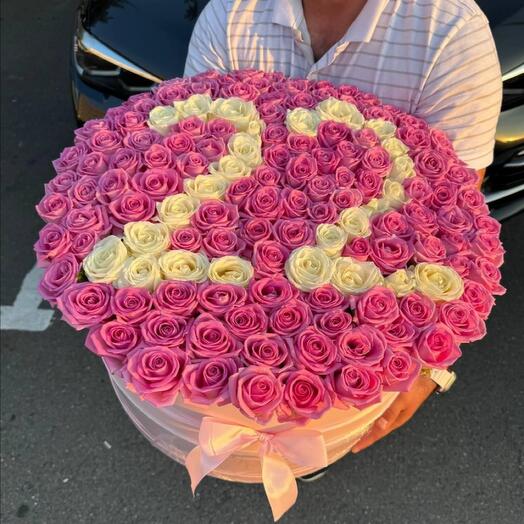 Роза с надписью
