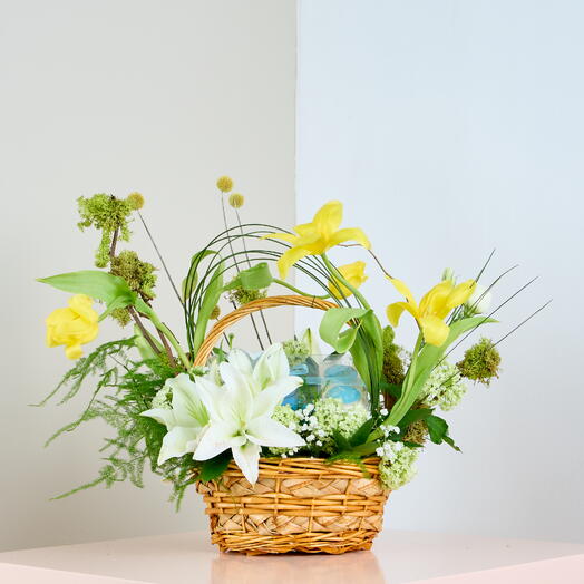 Sunny Blossoms Basket