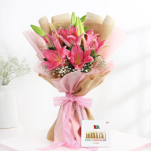 Unity Blooms - Oriental Lilies Bouquet