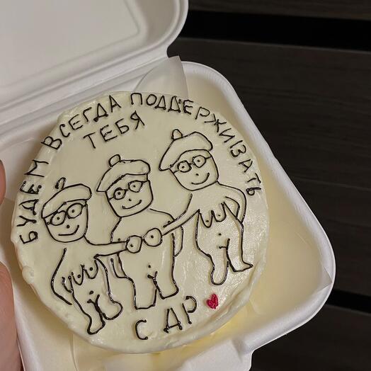 Бенто торт с сиськами
