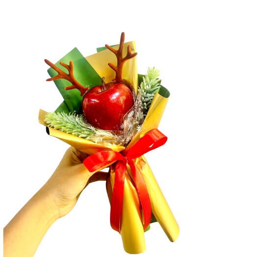 Christmas Theme Mini Apple Bouquet for kids