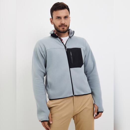 Флисовая толстовка Eiger gray  мужская