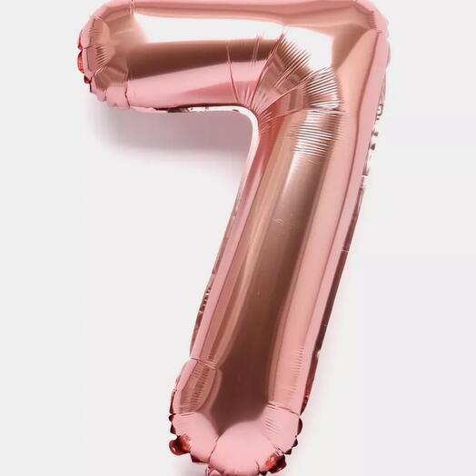 Шар цифра 7