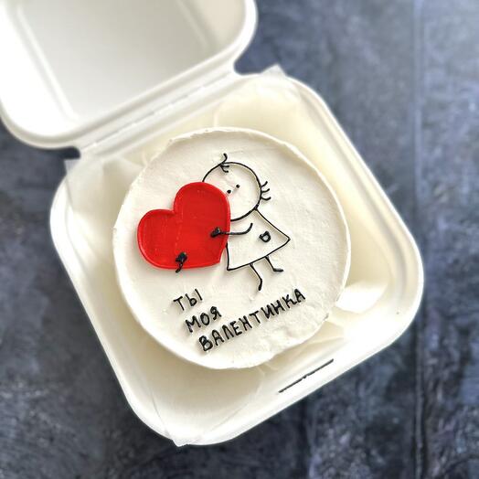 Бенто-торт Ты моя валентинка