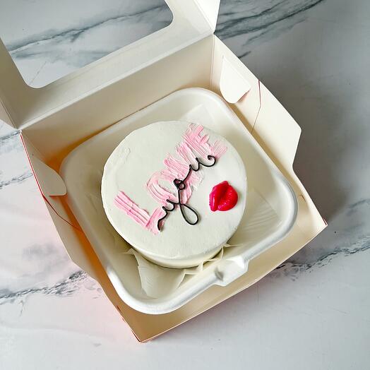 Бенто торт на 14 февраля love you
