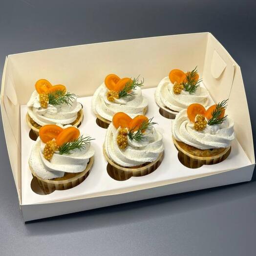 Капкейки с грецким орехом