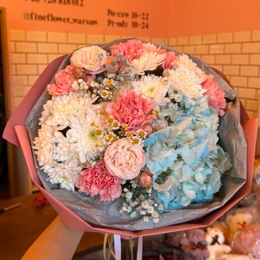 Virágcsokor lengyel lány