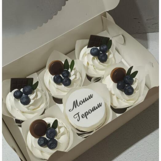 Капкейки на 23 февраля в подарок